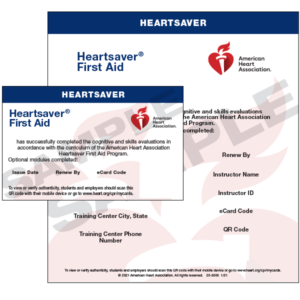 HeartSaver First Aid E-Card