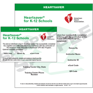 HeartSaver K12 E-Card